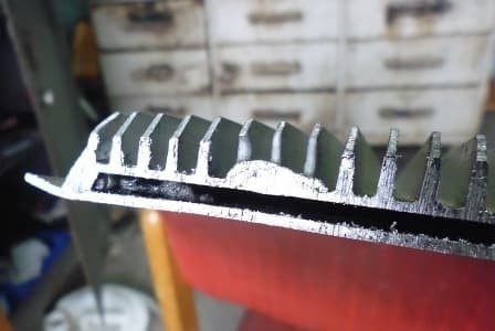 850 радиаторных стержней с обрезанной задней кромкой