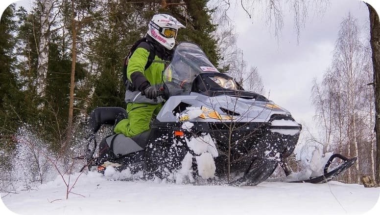 Проходимость снегохода Тайга Патруль